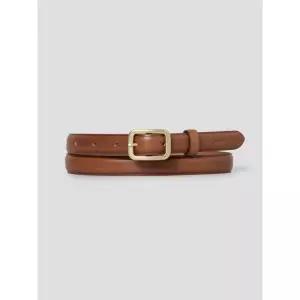 [매장정품] 빈폴 ACCESSORY 여성 슬림 캐주얼 버클 벨트 - 브릭