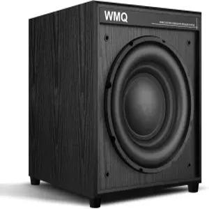WMQ 10인치 파워 홈 서브우퍼 300W RMS 고충실도 베이스 히트 싱크가 있는 MDF 인클로저
