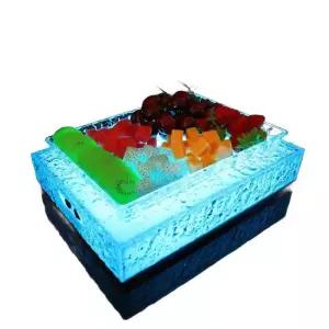 led과일안주접시 클럽 디저트 불 야광 주점 노래방 서빙 업소 바 라운지 그릇 마른안주 파티 접시