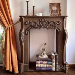 프랑스유럽풍콘솔 복도장 거실 복고풍 테이블 현관 벽난로 장식장 인테리어 앤틱 복도 엔틱 프렌치