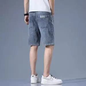 슬램덩크 남성용 바지 데님 청반바지 학생 스판 반바지 5부 HO1