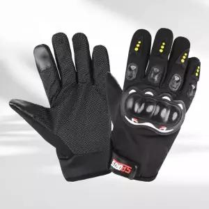 터치 가죽 겨울 세트 장갑 방한용 라이더용 반장갑