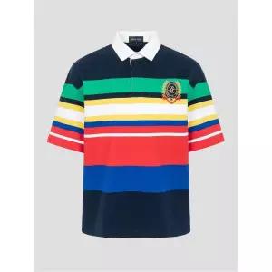 매장정품 빈폴 BEANPOLE MEN 클럽 럭비 칼라넥 티셔츠 레드 BC5442C946 628133