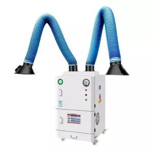 이동식 국소배기장치 더블 환기 환풍기 후드 연기