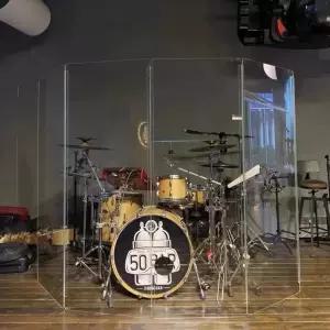 드럼방음판 아크릴 차음판 높이 패드 칸막이 투명