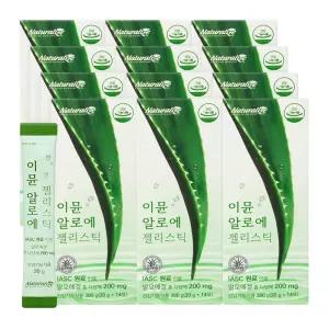 (정품) 네추럴라이즈 이뮨 알로에 젤리스틱 먹는 베라 겔 14포, 12개