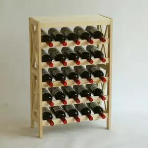 원목 와인 진열대 트레이 거실 35구 장식장 위스키 거치대