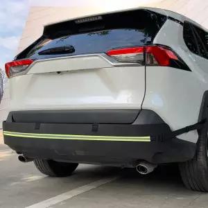 자동차용 리어 범퍼 가드 야간 시야 확보를 위한 긴 안전 반사판이 장착된 자동차 프로텍터 72인치 x