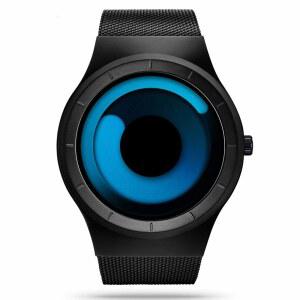 [미국배송] 시노비 비즈니스 시계 남성 패션 크리에이티브 오리지널 디자인 스틸 메시 릴로지오 남성용 독특한 손목시계