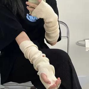 4컬러 겨울 따뜻한 팔토시 핸드워머 니트 암워머