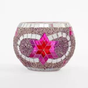 세련된 스테인글라스 집꾸미기 캔들홀더 X-mass 독특한 촛대 감성소품