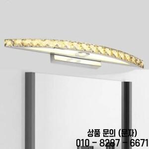 LED 거울 조명 크리스탈 욕실 벽 스콘스 램프 위 화장실 메이크업 WY428 540mm 15W