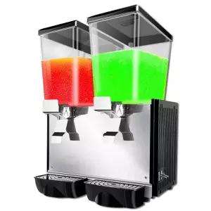 업소용 슬러시기계 음료 메이커 냉음료 2구 디스펜서 대용량 빙수