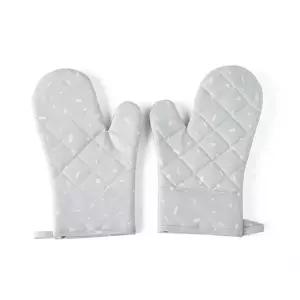 새집 이사선물 실리콘재질 주방오븐장갑 2p 불판 베이킹 절연 단열