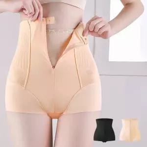 여성 복부 보정속옷 지퍼 압박 바디쉐이퍼 코르셋 팬티
