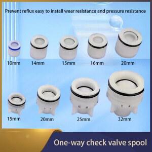 플러그인 플라스틱 반환 밸브 스프링 정원 배관 관개 외부 32MM DIA 부품 10 체크 수량계 수족관