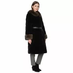 나우니스 EID FJORD 블랙 그라마 밍크 세이블 콤비 하프코트 ON010A-94 1264956