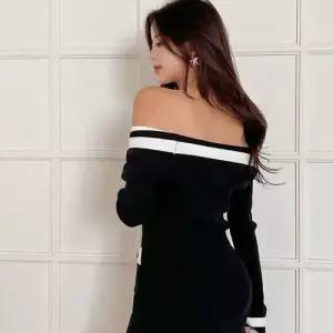 EAMT 니트 원피스 스커트 여친 오프숄더 힙업 가을옷 YJ3