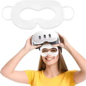 VR 얼굴 가리개 일회용 위생 눈 마스크 패드 인터페이스 (Meta 기기 3/3S/2용, Apple Vision Pro 액세서리