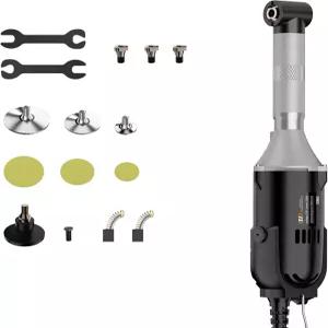 IZIO 6단 속도 전동 다이 폴리셔 - 금속/목재용 가변 로터리 그라인더 전문가용 연마 및 광택 기계 (블랙)