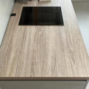 55CM 비닐 방수 나뭇결 3D 스티커 옷장 찬장 테이블 가구 PVC 자체 접착 벽지 홈 장식