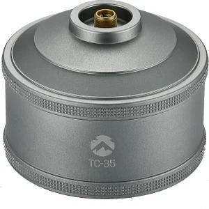 캠핑문 교체용 빈 리필 가능 연료 실린더 백팩 캠핑 스토브 EN417 린달 밸브 110g TC-35 표준