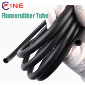 검정색 불소 고무 FKM Viton 오일 호스 튜브 파이프 산성 알칼리 고온 내식성 ID 2~16mm