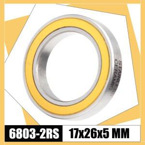 ABEC 6803 RS 자전거 허브 후면 세라믹 전면 2RS 17 베어링 5MM 26