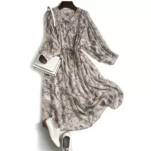 앤트맨 원피스 스커트 롱 여성원피스 봄가을 플라워 샤랄라 OPH3