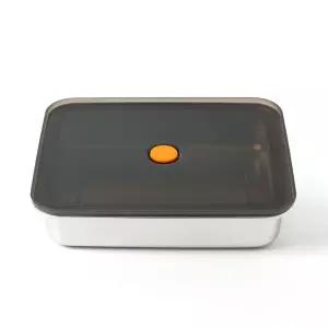 간편한 고기재우는 다용도 스텐용기 1.6L 냉동실정리 독 절임 쌀통