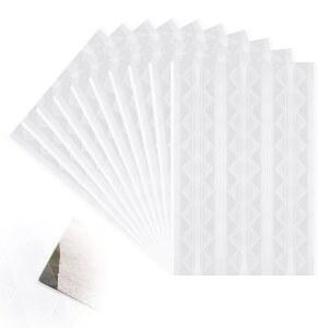 Juxiamal 1020피스 자체 접착 사진 코너, 10장 그림 가장자리 스티커 장착 모서리 홀더 웨딩 가족 앨범 스크랩북 저널용 (투명)