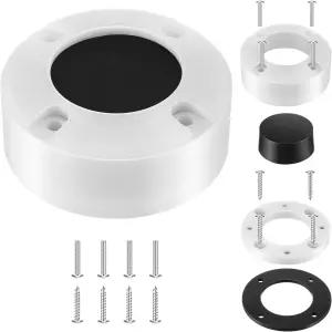 해피앨리 원형 케이블 글랜드 해상 자동차 및 가정용 방수 통과 설치가 간편한 스플릿 씰 디자인 (흰색)