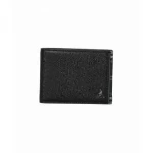 [매장정품] 빈폴 ACCESSORY 빈폴헤릿_패치 미니지갑 블랙 BE61A3T345