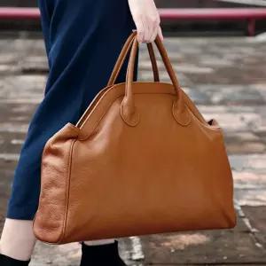 EAMT 여사친 토트백 헤드 레더 컬러풀 빅사이즈 핸드백 YJ5