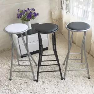 접이식바의자 원형 높은의자 보조 야외 가정용 스탠딩 카운터