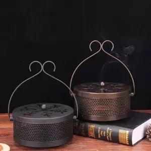 차박 캠핑 모기향 케이스 엔틱 철제 연소기 거치대 낚시 등산 야외 휴대용