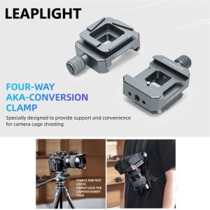 알루미늄 4방향 퀵 릴리즈 플레이트 클램프 카메라 마운트 아르카 QR 어댑터 (DSLR 케이지  삼각대 슬라이