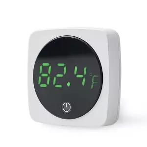 수족관 온도계 어항 디지털 부착 물고기 베타 액솔로틀 수생 또는 거북이를 위한 터치 버튼이 있는 온도