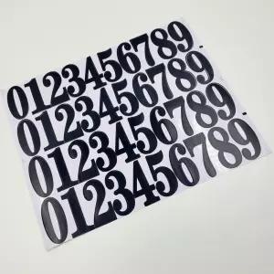 다이어리 데코 숫자 스티커 검정 소형 폰트 넘버 라벨링 굿즈 제작 용품