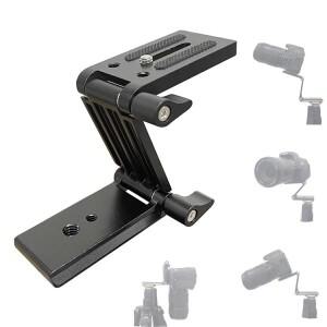 휴대용 Z  틸트 삼각대 헤드 접이식 SLR canon호환 NIKON호환 SONY호환 마이크로 싱글 퀵 릴리스 플레이트