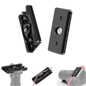 FEICHAO 케이블 클램프 블록 어댑터  ARCA 삼각대 모노포드호환 퀵릴리즈 플레이트 볼헤드 카메라 데이터