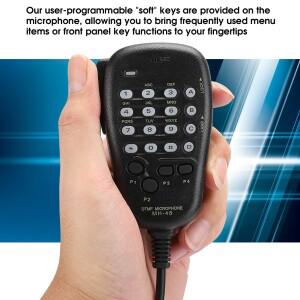 핸드 마이크 MH-48 DTMF 6PIN 헬드 Yaesu 라디오 방송국 호환되는 장비