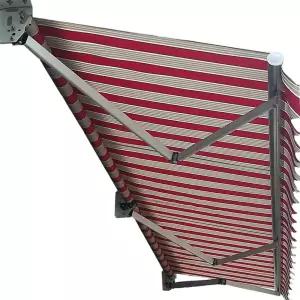 스탠드 어닝 접이식 수동 차양막 커튼 도어