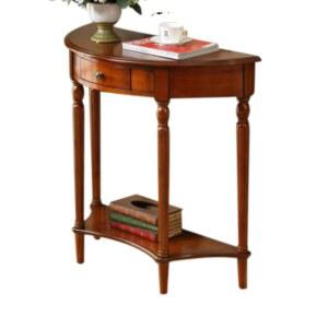 반달모양 콘솔 선반 복도장 복도 현관 화장대 테이블 서랍장 캐비닛