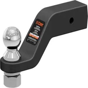 CURT 45372 단조 트레일러 히치 마운트 2-5/16인치 볼 2-1/2인치 리시버 20 000파운드 4인치 드롭 장착