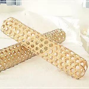 대형120x20cm 화이트커버 대나무 죽부인 WWB7F375