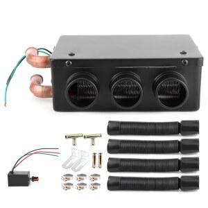 휴대용 자동차 히터 12V 50W 해동 디포거 3홀 겨울 빠른 난방 따뜻한 서리 제거 윈드스크린 팬 야외 여행 여행용