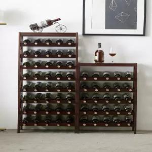 원목 와인진열대 거치대 바닥형 와인보관 수납장 홈카페 장식 선반 술진열장