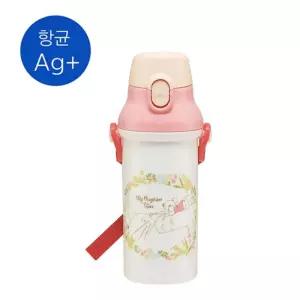 (480ml) 메이 원터치 물통/휴대/소풍/숄더/텀블러/어린이/유아/유치원/식수통/프라스틱/스트랩/아동/캐릭터