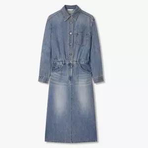 카라 하프 버튼 데님 원피스 7215355801 추천 지컷